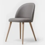 Gray Chair With Wood