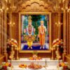 Shree Swaminarayan Maharaj with Gunatitanand Swami l 24K Gold l Acrylic Vertical Wallart Shree Swaminarayan Maharaj with Gunatitanand Swami l 24K Gold l Acrylic Vertical Wallart akshardham gandhinagar